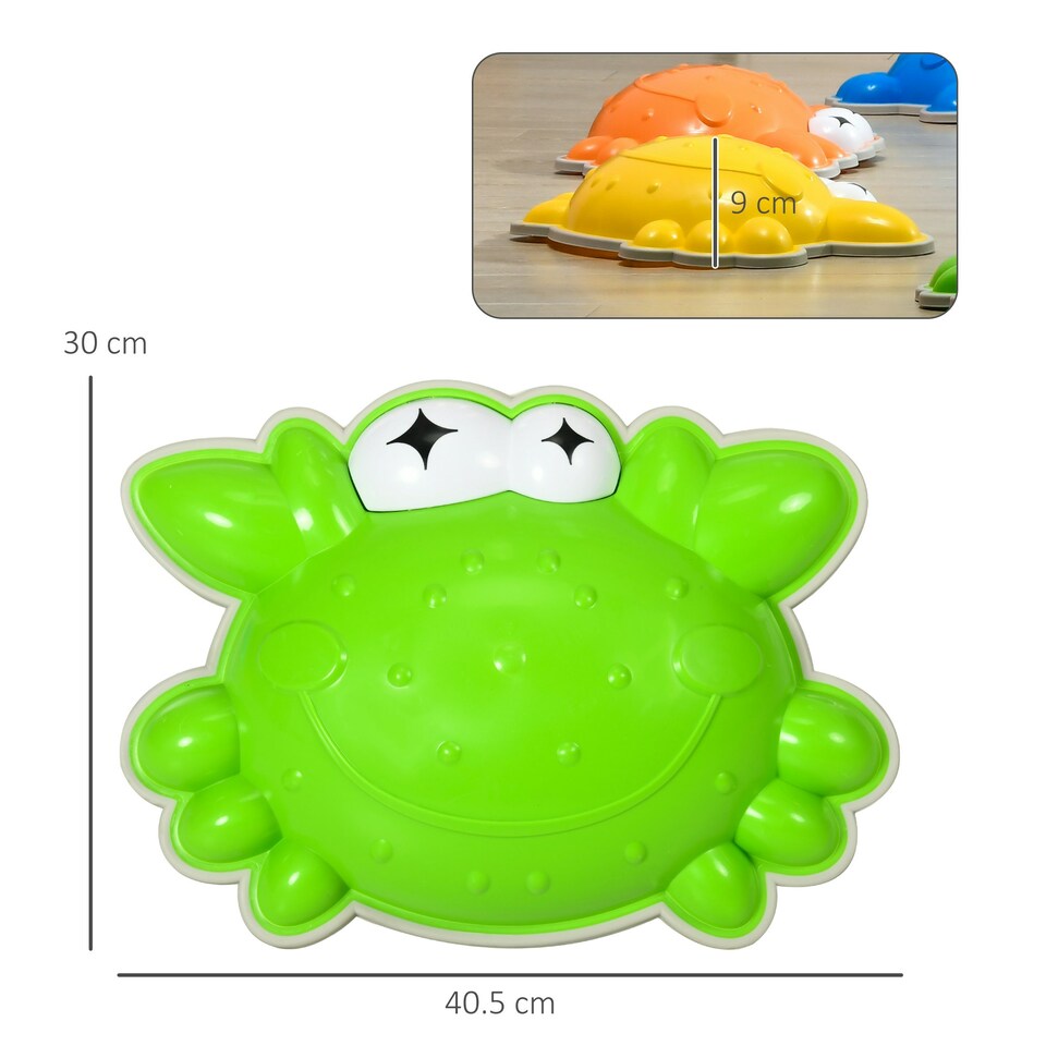 image 1 of ZONEKIZ Kids Stepping Stones, 9PCs Balance Stones for Indoors, Outdoors