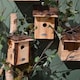 image 2 of Bark Roof Bird House Blue Bird Fsc 100% Multi