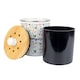 image 3 of Spring Flowers Compost Caddy - Metal 2L Decorative Kitchen Food Waste Bin