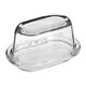 image 3 of Interiors By Premier Elegant Clear Glass Butter Dish, Oval Butter Plate For Kitchen, Versatile Butter Tray For Dining Table Clear