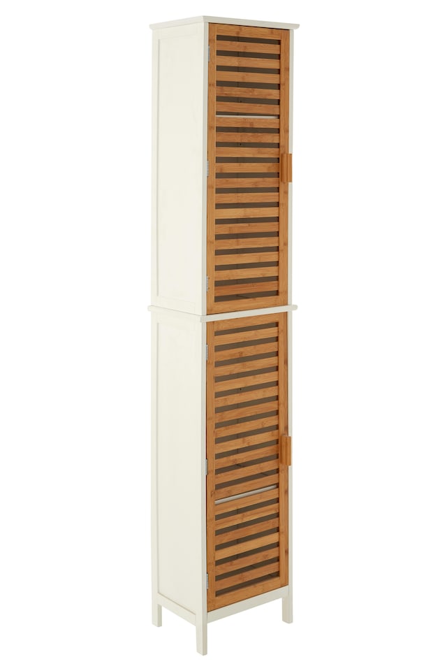 image 1 of Orsina Practical Design 2 Single 4 Inner Shelves Standing Cabinet, Big Impact Display Cabinet, Slim Storage Unit