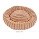 image 7 of Living and Home 6 Colour Soft Donut Pet Bed for Cats & Dogs,Warm & Cosy Retreat | Multi | Khaki | XL