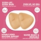 image 4 of Booby Tape C-DD Breast Cup Extra Boost, Double Sided Adhesive Push Up Inserts for Fuller Bust, Provides All-Day Support and Comfortable Wear, Waterproof and Reusable, Lifts Up to 2 Cup Sizes