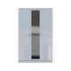 image 5 of FWStyle Chilton 3 Door Wardrobe With Mirror - Grey Gloss Front Grey
