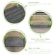 image 2 of Nicola Spring Heavy Duty Rubber Boot Tray - 80 x 40cm - Black Black