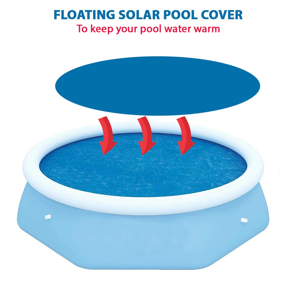 image 1 of Bestway 8ft Solar Pool Cover Fits Fast Set & inflatable paddling Swimming Pools