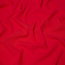 Minerva Core Range Red Stretch Woven Viscose Crepe Fabric for Dressmaking, 145cm / 57" Wide - per metre