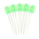 image 2 of Gaugemaster Electric Green 5mm 12v LEDs (5) - Use GM76 Resistors