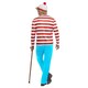 image 2 of Where's Wally? Fancy Dress Costume Adult Mens Small Multi | S