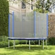 image 10 of SPORTNOW 10ft Trampoline Net Replacement Safety Net with Zipped Door, Blue