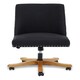 image 1 of Interiors by Premier Washington Black Home Office Chair Black
