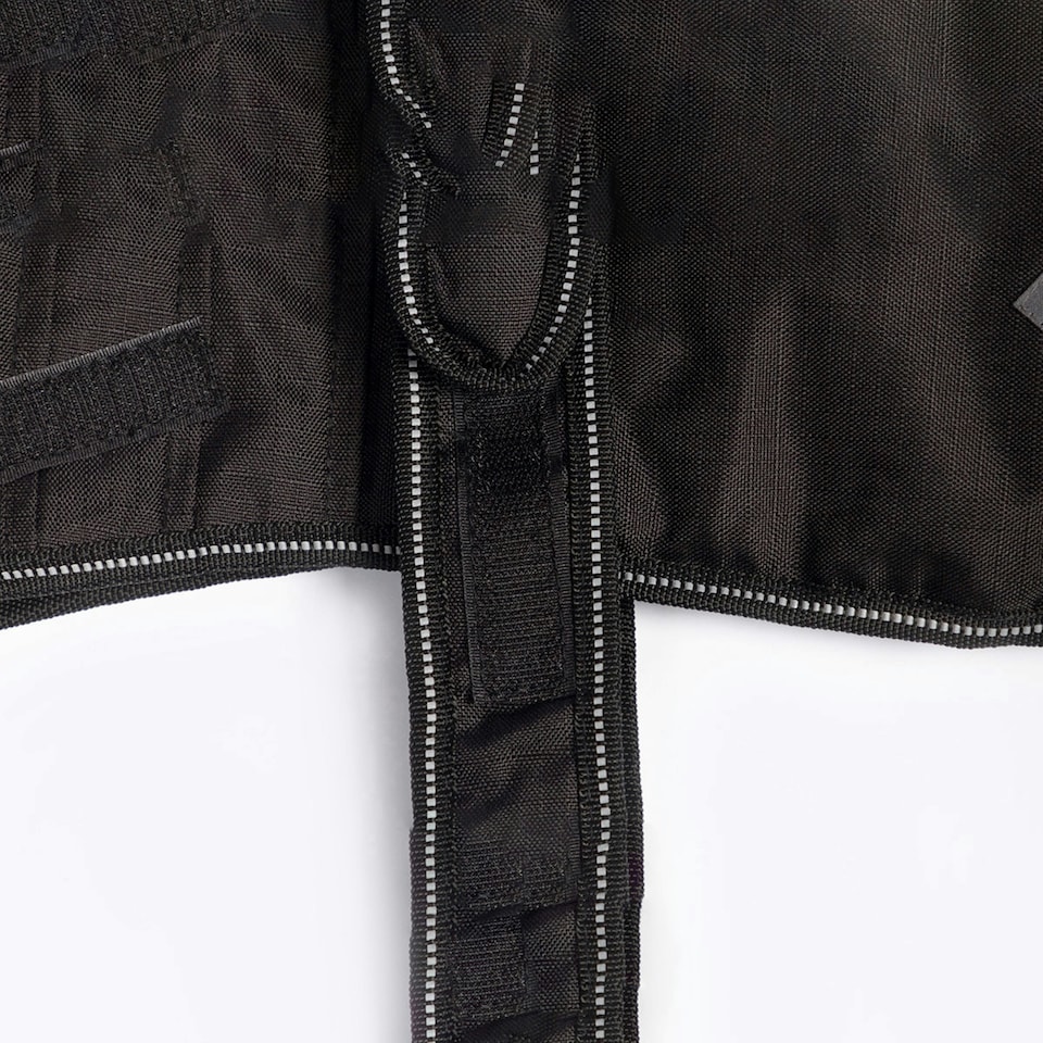 image 1 of Danish Design Harness Dog Coat Black 25cm (10")