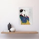 image 4 of Woman Reading Letter Portrait Vintage Wall Art Print Kitagawa 12x16"