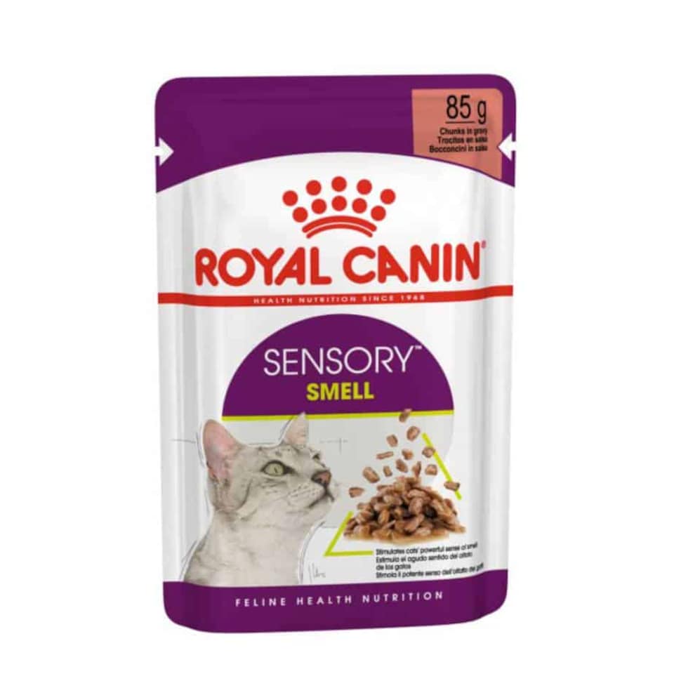 image 1 of Royal Canin Sensory Smell in Gravy Adult Wet Cat Food - 48 x 85 g | Multi | 48 x 85g | 1