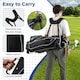 image 9 of COSTWAY Men's Complete Golf Clubs Package Set 10 Pieces Black