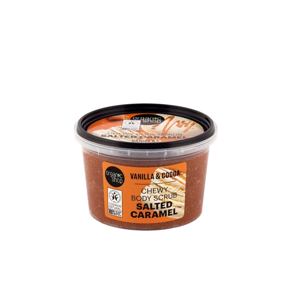 image 1 of Organic Shop Salted Caramel BodyScrub Vanilla&Cocoa 250ml