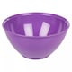 image 2 of 3 Pcs Durable Plastic Colourful Mixing Bowls Set Microwave and Dishwasher Safe | Purple | Purple