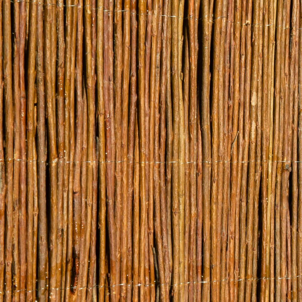 image 1 of Primrose Premium Willow Natural Garden Screening Roll Privacy Border W5m x H2m
