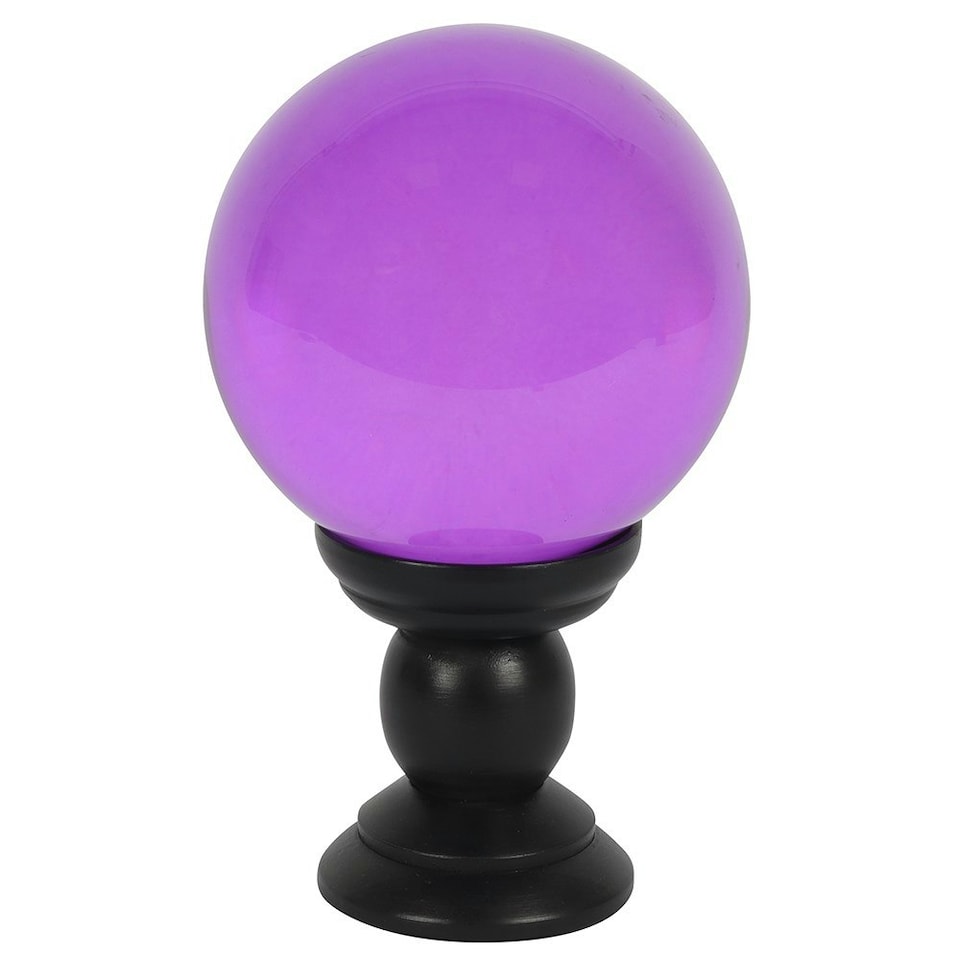 image 1 of Something Different Crystal Ball - Purple - 20cm x 13cm x 13cm