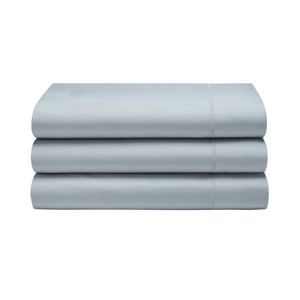 image 1 of Belledorm 400 Thread Count Egyptian Cotton Flat Sheet - Duck Egg Blue - Single