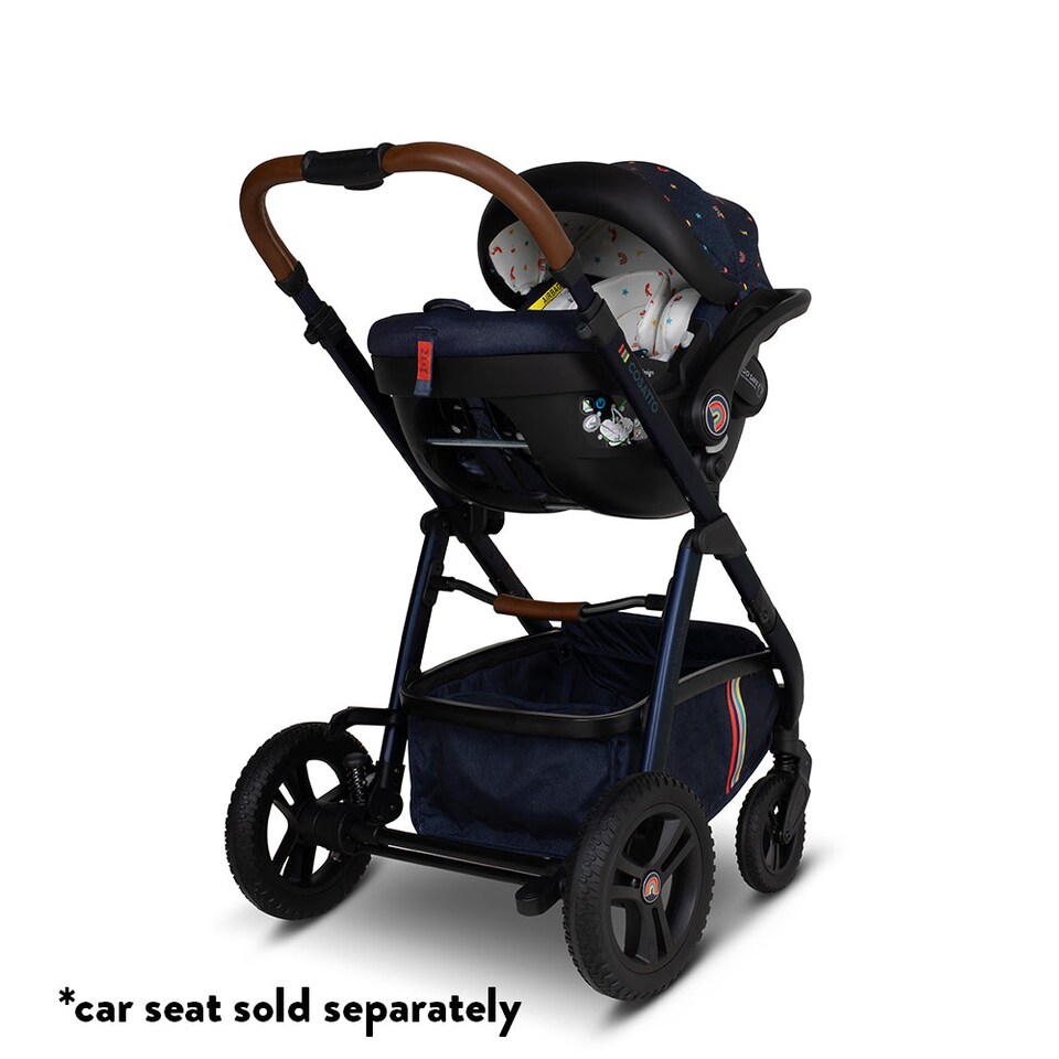 image 1 of Cosatto Wow 3 Pram and Pushchair Carrycot and Reversible Seat, All Terrain Travel System