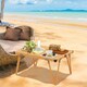 image 3 of COSTWAY Folding Camping Table Picnic Table w/ Storage Bag N/A