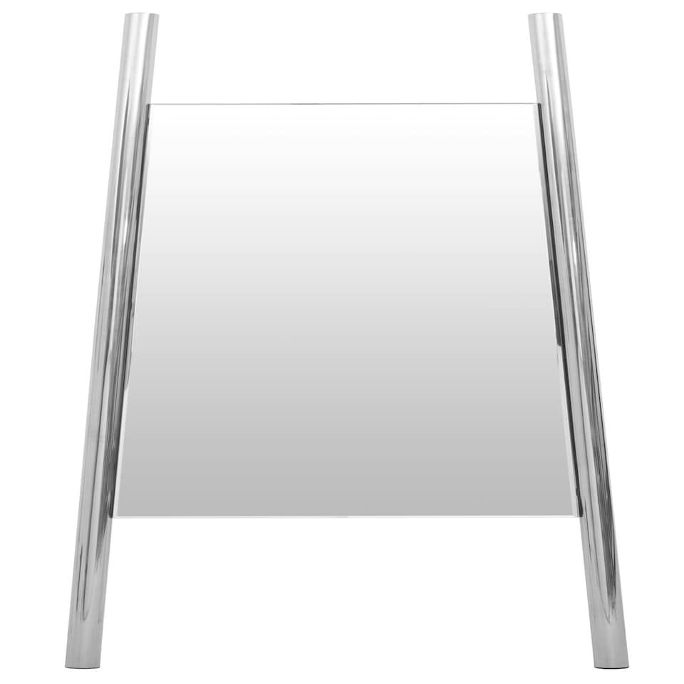 image 1 of Interiors by Premier Silver Finish Frame Floor Mirror Silver