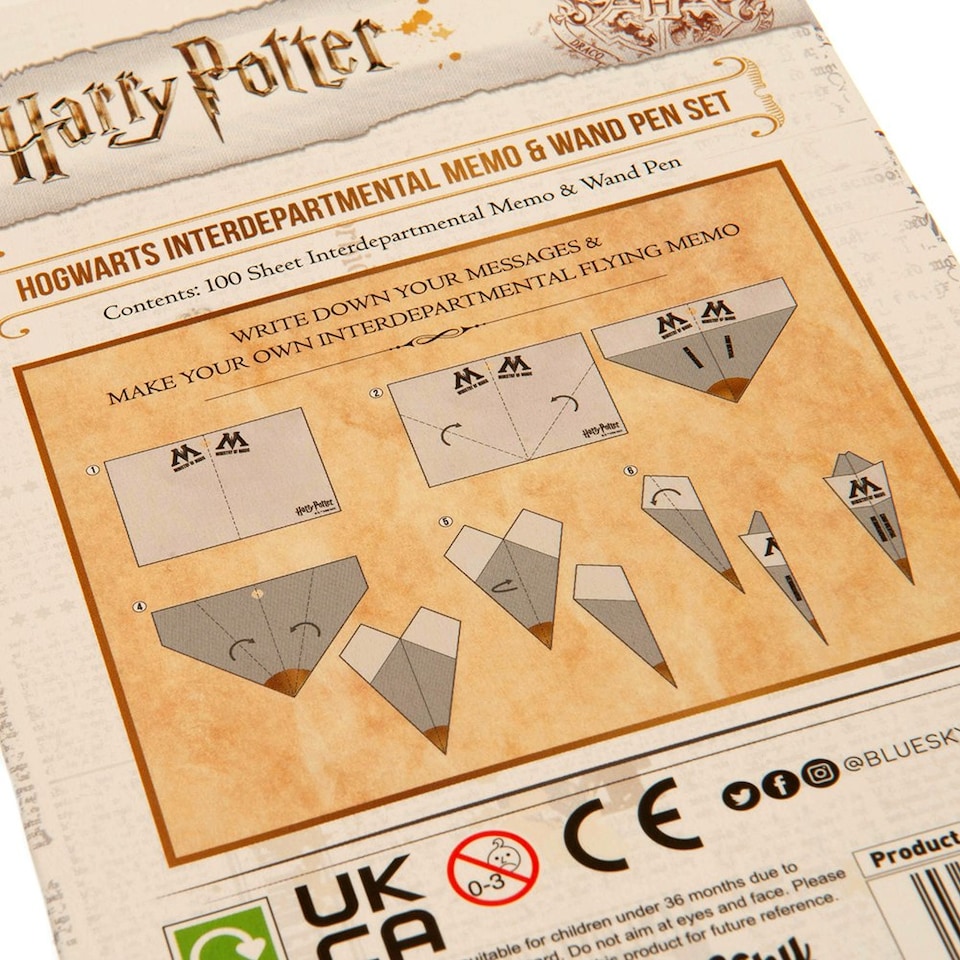 image 1 of Harry Potter Memo Book Set - White/Brown - One Size