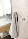 image 2 of Cosmic Wall-Mounted Towel Hook with Durable Metal for Bathroom Matt White