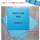 image 10 of Samuel Alexander Blue EVA Foam Floor Protective Floor Tiles / Mats 60x60cm Each