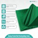 image 3 of 1pc Polyester Table Napkins, Wrinkle-Resistant Cloth Napkin - 20 Inch