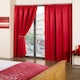 image 2 of Essential Woven Thermal Blackout Pencil Pleat Curtains 168cm x 137cm Red Red | Red