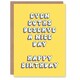 image 1 of Even Goths Deserve Nice Day Retro Funny Birthday Card