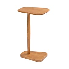 Alina Side Table Solid Wood Bedside Table for Living Room and Bedroom | Brown | Mid Tone Honey | 1