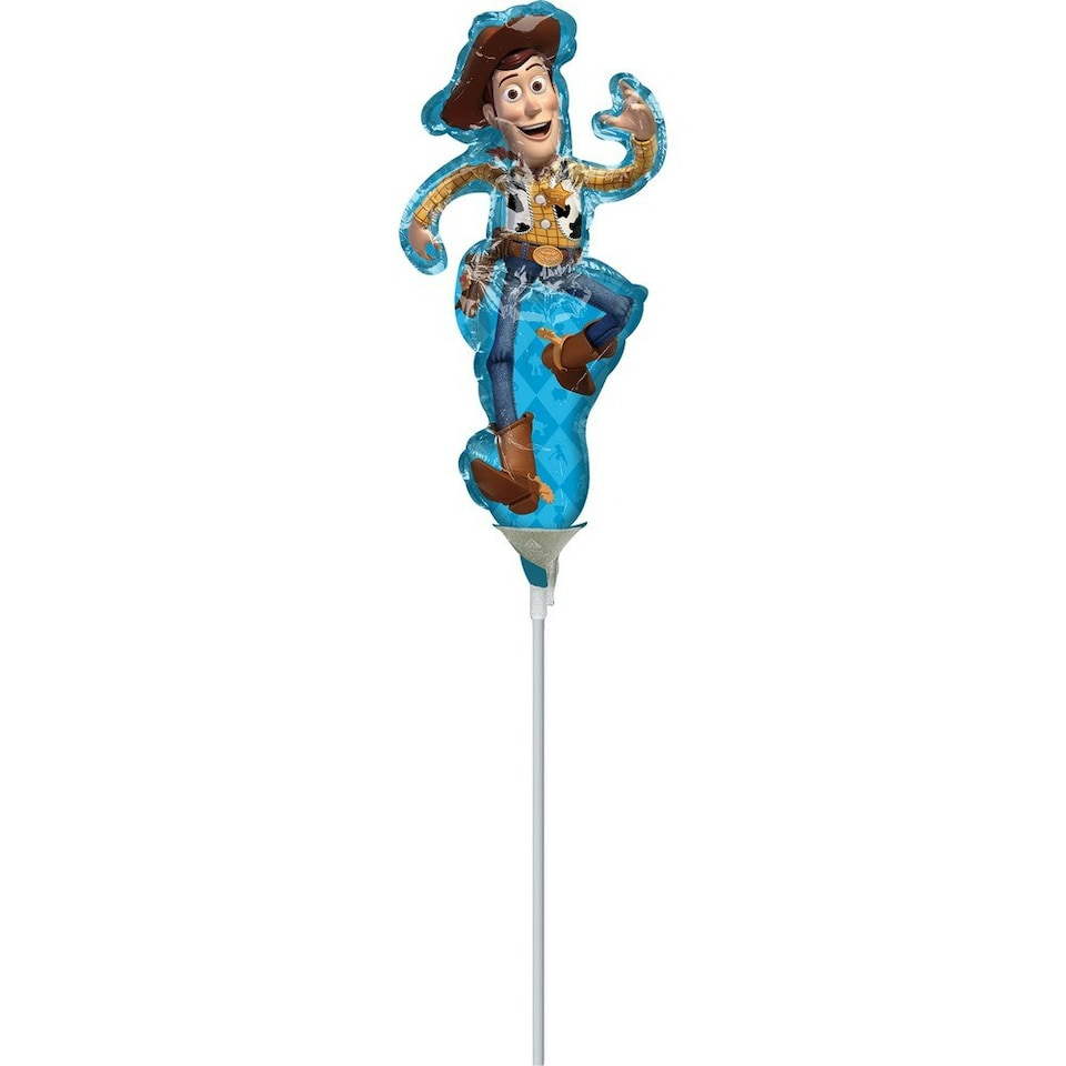 Toy Story Mini Woody Foil Balloon - Blue - One Size