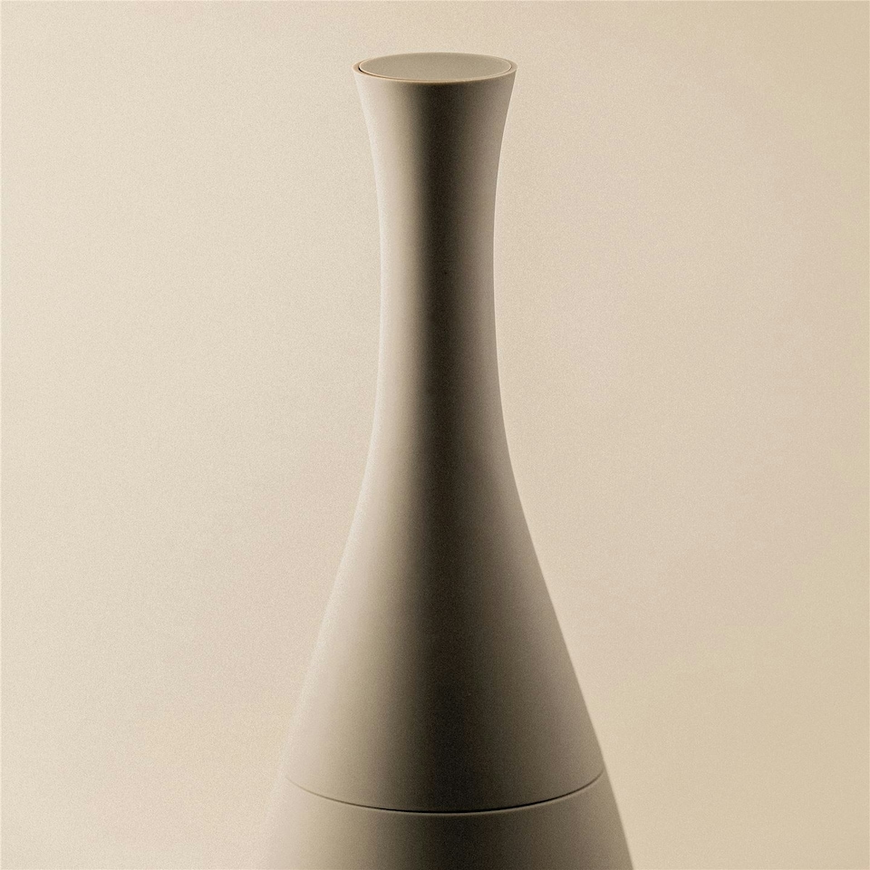image 1 of Cosmic Toilet Brush Holder with Durable Resin for Bathroom Matt Black