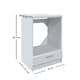 image 4 of JD Greta Kitchen Base Oven Unit 600mm Cabinet With Front 60cm White Gloss with Worktop