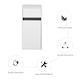 image 8 of HOMCOM Modern Minimalistic Bathroom Storage Cabinet Drawer Cupboard Shelf White