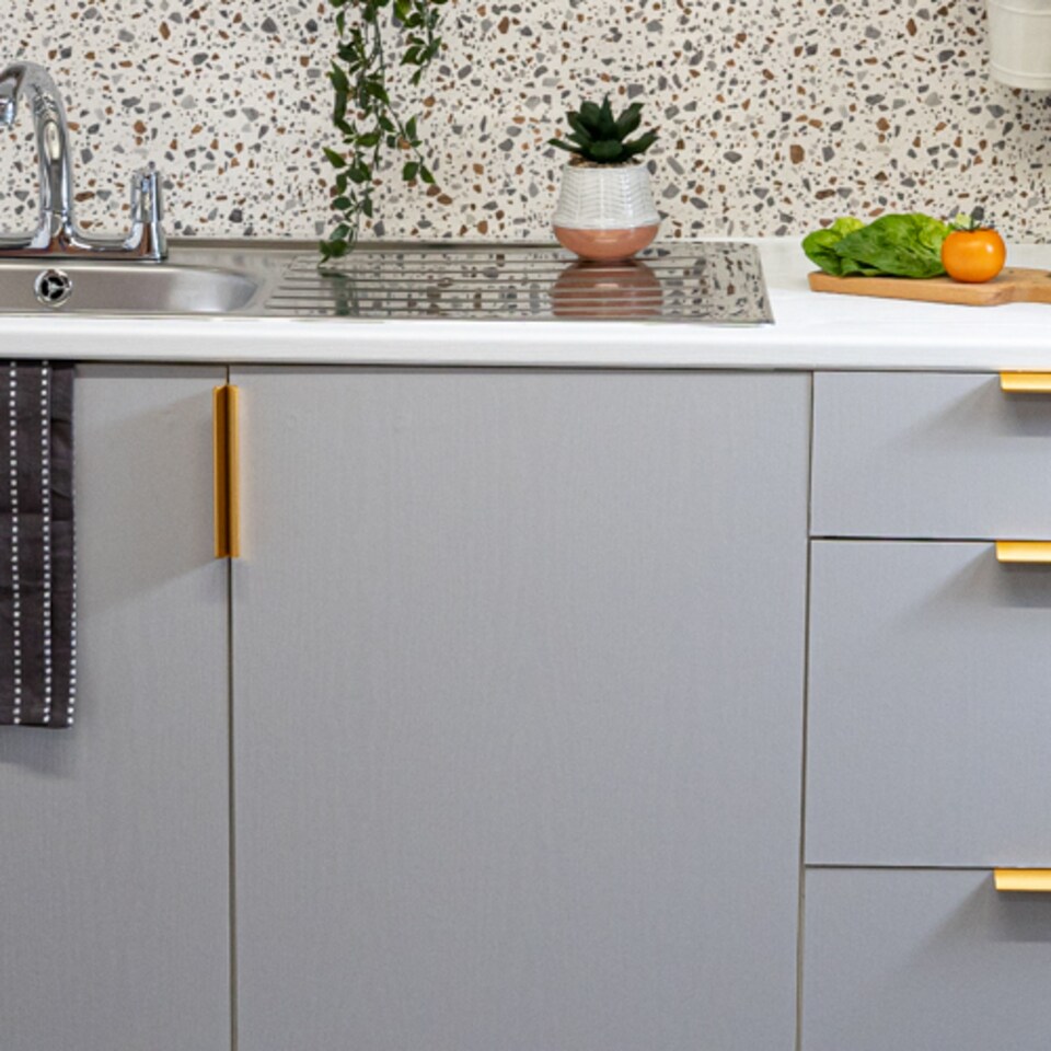 image 1 of Sticky Back Plastic Padstow Grey Wood Effect Kitchen Self-adhesive Vinyl Wrap for Cupboards, Doors and Worktops 67.5cm x 10m - d-c-fix
