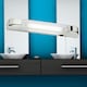 image 4 of Set of 2 Rise - Chrome Bathroom Shaver Lights Chrome | White