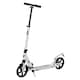 image 1 of HOMCOM Folding Kick Scooter with Big Wheels for 14+ Teens Adult, White