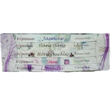 Expression Incense Sticks Floral Collection (5 Packs Of 8 Sticks - Jasmine, Ylang Ylang, Honeysuckle, Rose, Lavender)