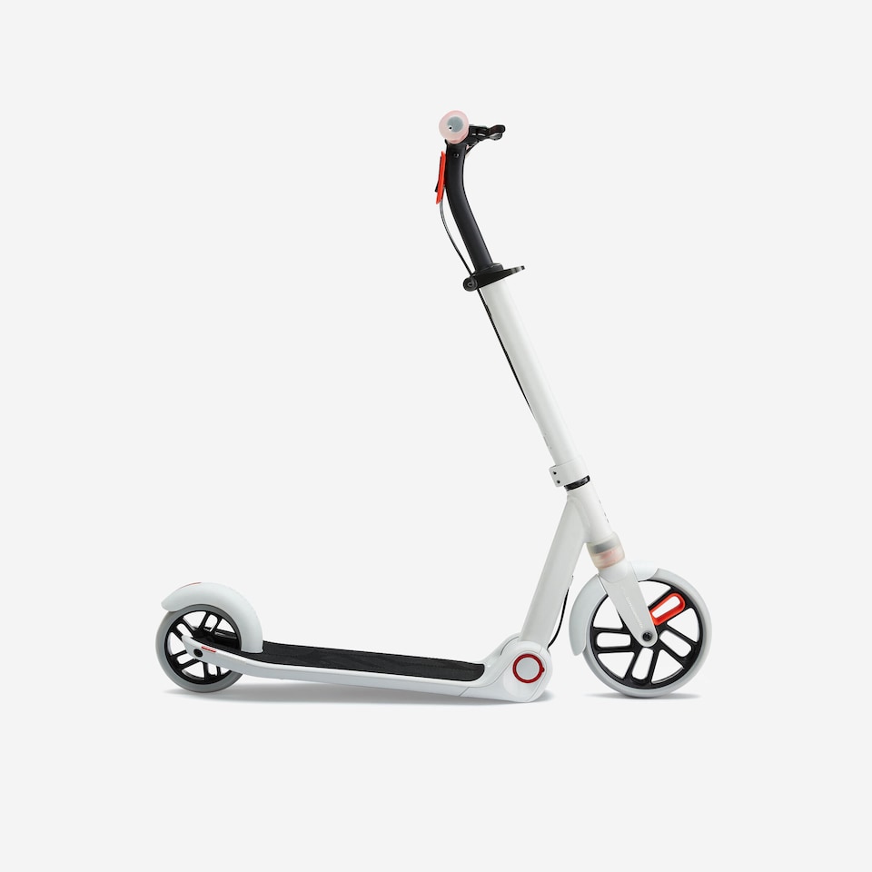 image 1 of Decathlon Kids' Scooter M900 - Lunar Grey & Touch of Red
