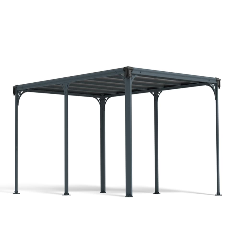 image 1 of Milano 4300 Garden Gazebo Grey Bronze - Polycarbonate - L426 x W309 x H225 cm - Grey