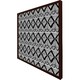 image 3 of Geometric line pattern (Picutre Frame) White | XL