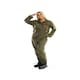 image 3 of Men's Aviator Fighter Pilot Costume – Military Jumpsuit with Patches & Zipper Front N/A | M