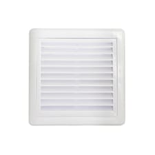Securlec Plastic Louvre Vent | White | White | 1