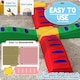 image 4 of AIYAPLAY 12-Piece Kids Balance Beam, Stepping Stones with Non-Slip Foot Pads
