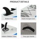 image 6 of HOMCOM 10ft Inflatable Stand-Up Paddle Board SUP Accessories Carry Bag Blue Blue