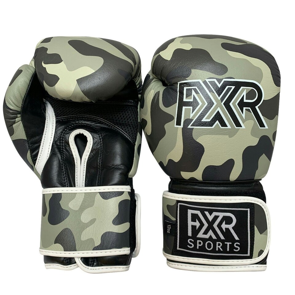 image 1 of CAMOUFLAGE BOXING GLOVES 16oz | Green